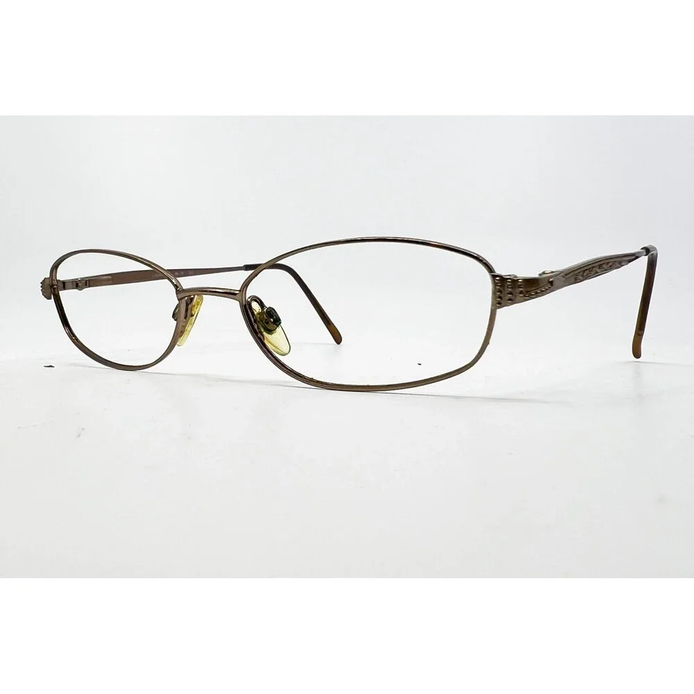 Jessica McClintock Eyeglasses Womens Brown JMC 175 Cafe Oval Frames 49-17-130
